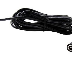 Voeding verlengkabel 3 meter zwart (stekker 5.5 x 2.1mm)