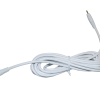 Voeding verlengkabel 3 meter wit (stekker 3.5 x 1.35 mm)