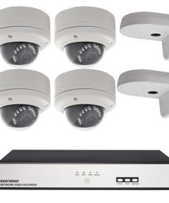 A-cam actie set 4 x Dome + recorder (2 megapixel)