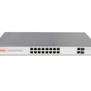 POE31016PFA-AT 16 + 2 poort POE switch 802.3at