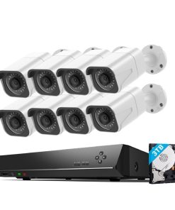 Reolink RLK16-810B8-A, slimme 8 MP beveiligingsset met 3TB HDD ingebouwd