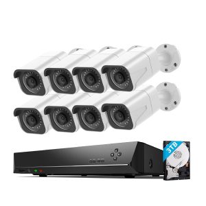Reolink RLK16-810B8-A, slimme 8 MP beveiligingsset met 3TB HDD ingebouwd