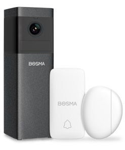 Bosma X1-DSDB, WiFi beveiligingsset voor binnen, met sensor en Smart Button