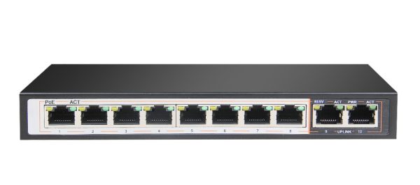AI1010G-120W 8+2-port POE Switch