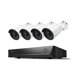 Reolink RLK8-410B4-AI, 5MP PoE beveiligingsset met AI persoons- en voertuigdetectie