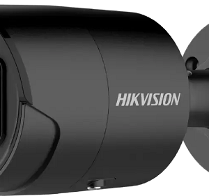 Hikvision DS-2CD2046G2-IU, 4MP 2.8mm AcuSense PoE outdoor bullet camera (zwart)