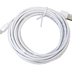 Voeding verlengkabel 5 meter wit USB-C