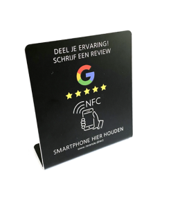 Google Recensie Bordje