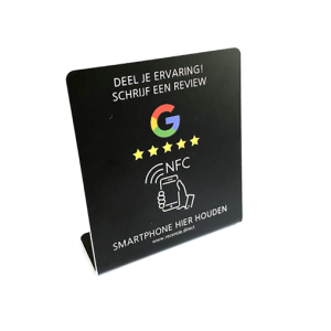 Google Recensie Bordje
