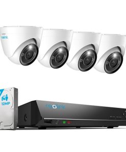 Reolink RLK8-1200D4-A-4MM, 12MP PoE beveiligingssysteem met 24/7 full color afbeeldingen