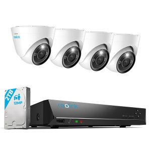 Reolink RLK8-1200D4-A-4MM, 12MP PoE beveiligingssysteem met 24/7 full color afbeeldingen
