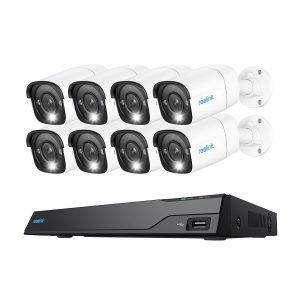 Reolink NVS16-12MB8, slimme 12MP PoE beveiligingsset met 24/7 opnemen
