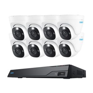 Reolink NVS16-8MD8, slimme 8 MP PoE beveiligingsset met persoons- en voertuigdetectie