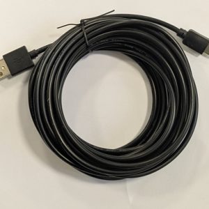 Voeding verlengkabel 5 meter zwart USB-C