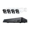 Reolink NVS8-12MB4, slimme 12MP PoE beveiligingsset met slimme detectie en 24/7 opnemen