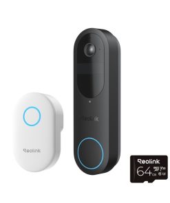 Reolink D340B batterijdeurbel met Chime en 64GB micro SD-kaart