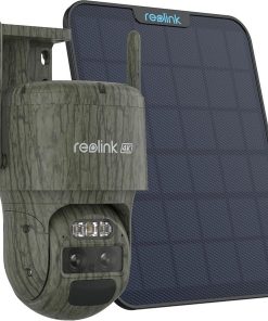 Reolink G770-C + Solar combinatiedeal, 4K/8MP Dual-lens 4G LTE batterijcamera mét zonnepaneel