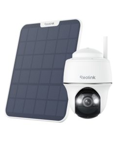 Reolink B430 plus Solar, 2K+/5MP Dual-Band WiFi PT beveiligingscamera met zonnepaneel, pakketdeal