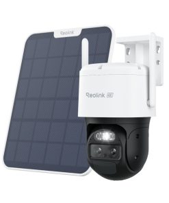 Reolink G770-W + Solar combinatiedeal, 4K/8MP Dual-lens 4G LTE batterijcamera met auto-zoom tracking
